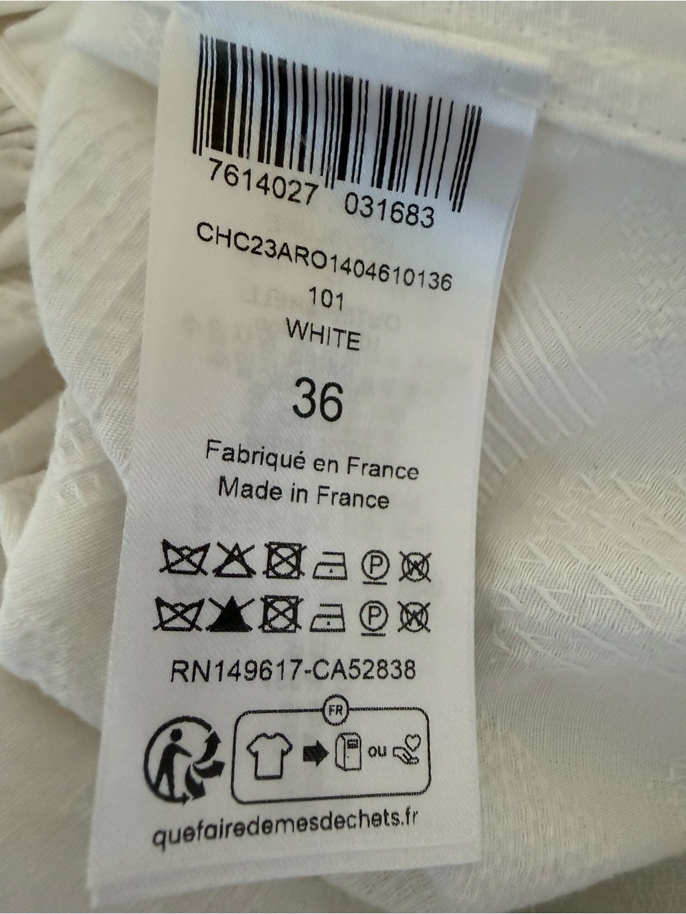 Chloe White Renaissance Ruffle-Trim Midi Dress - Picture 2 of 8